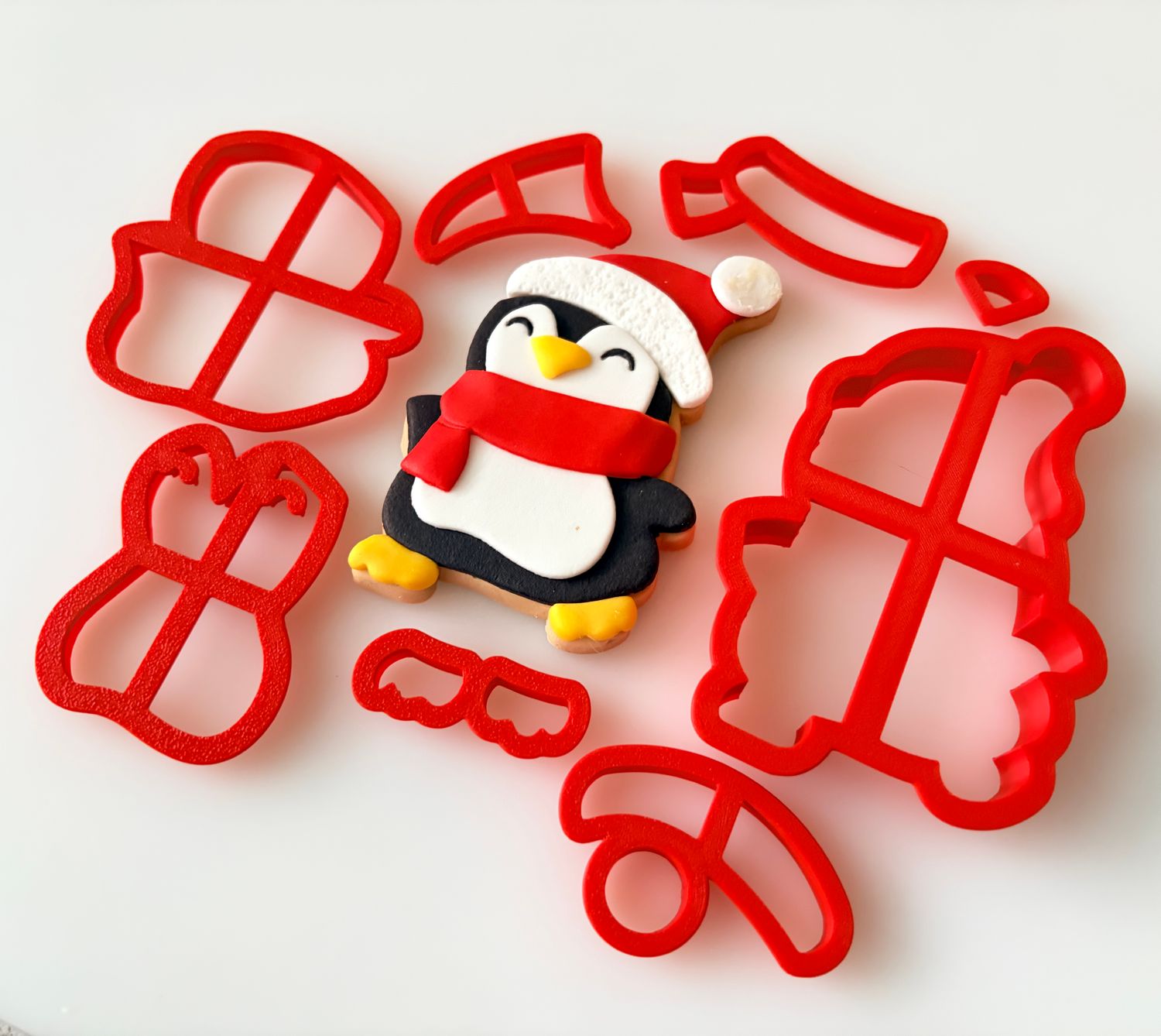 CBS Σετ 8 τμχ κουπάτ 10εκ PENGUIN DESIGN 3 -Σετ κουπάτ πινγκουίνος