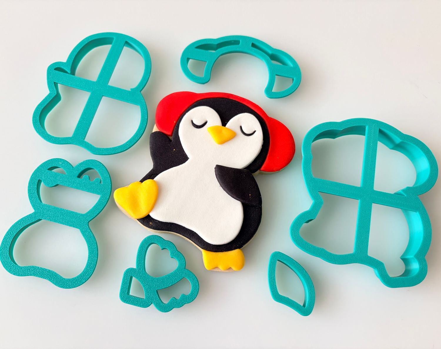 CBS Σετ 6 τμχ κουπάτ 8εκ PENGUIN DESIGN 2 -Σετ κουπάτ πινγκουίνος