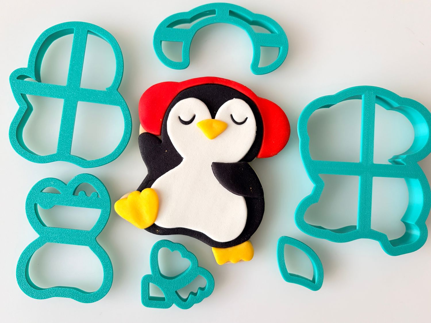 CBS Σετ 6 τμχ κουπάτ 8εκ PENGUIN DESIGN 2 -Σετ κουπάτ πινγκουίνος