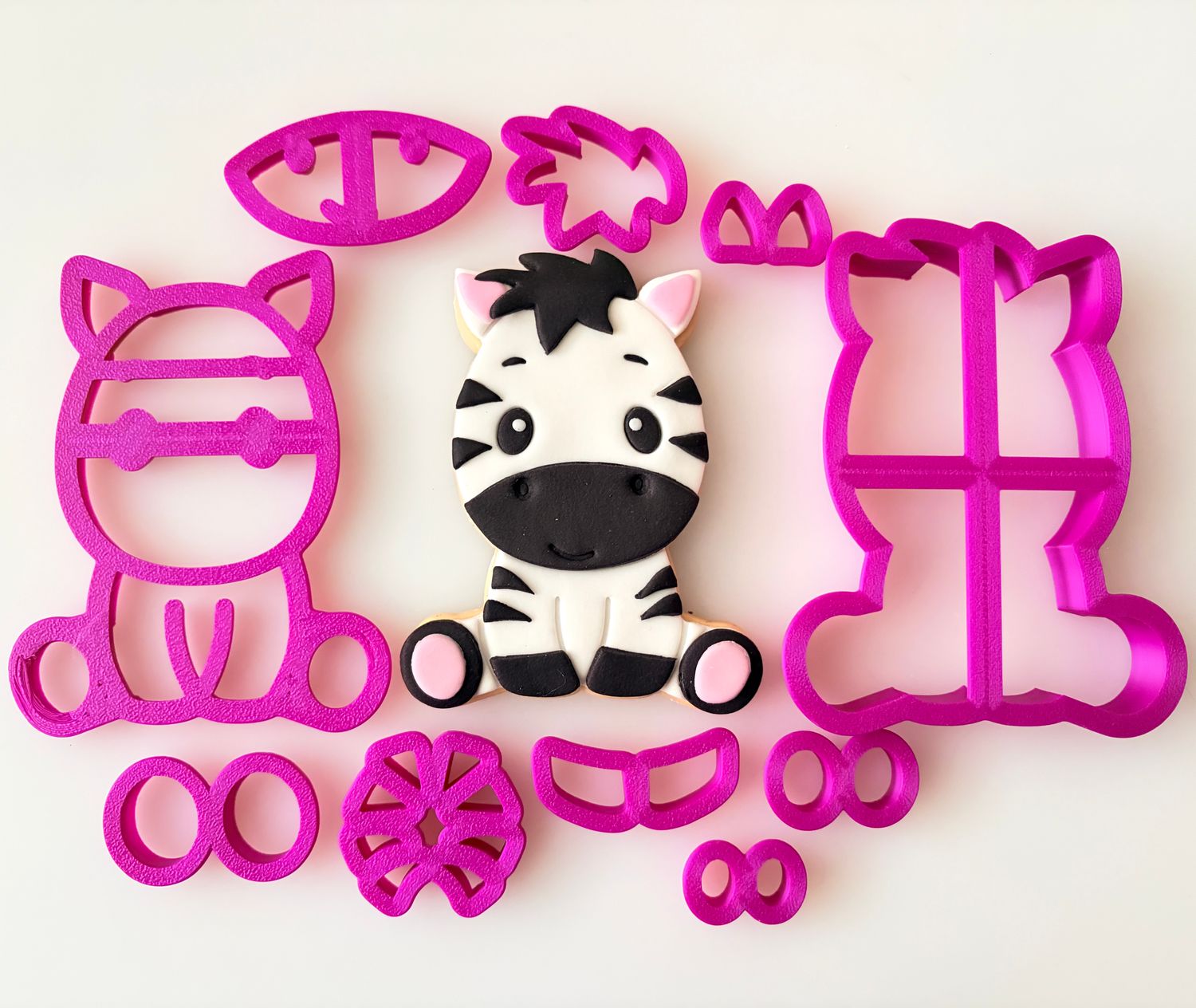 CBS Σετ 10 τμχ κουπάτ BABY ZEBRA/UNICORN/HORSE 9εκ ή 10εκ -Σετ κουπάτ