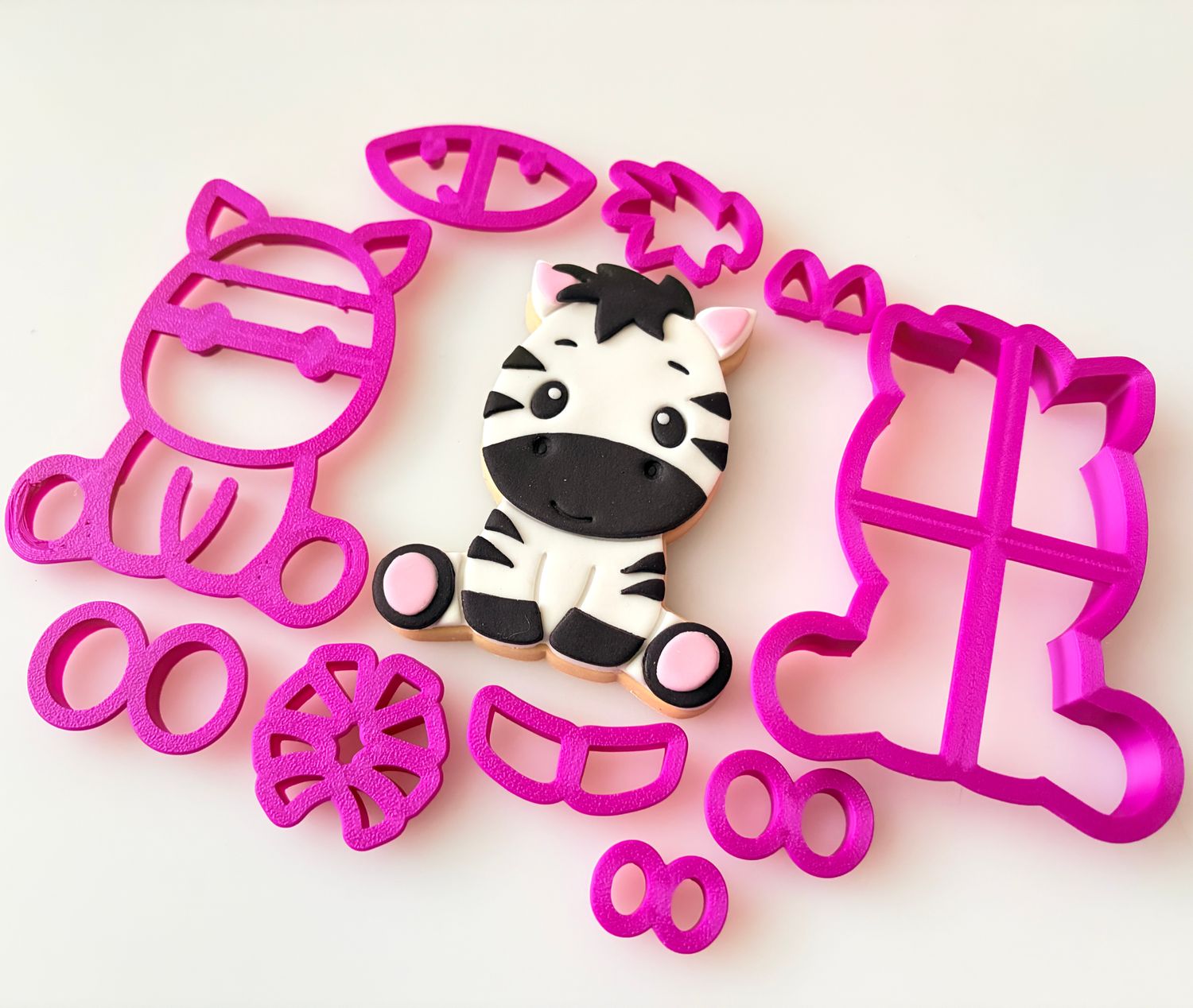 CBS Σετ 10 τμχ κουπάτ BABY ZEBRA/UNICORN/HORSE 9εκ ή 10εκ -Σετ κουπάτ