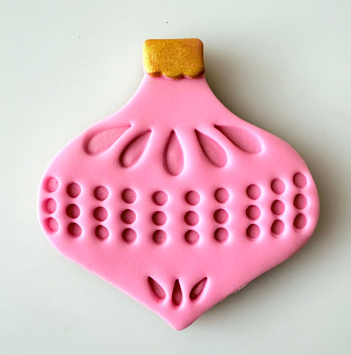 CBS Σετ 4τμχ κουπάτ BAUBLE-Design 2  -Κουπάτ 8εκ