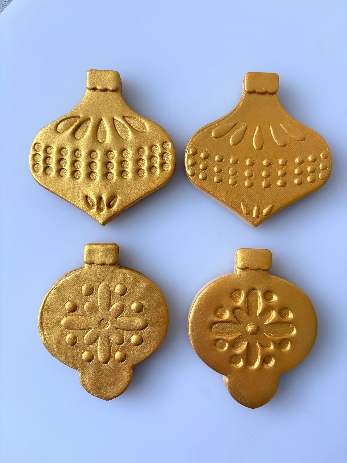 CBS Σετ 4τμχ κουπάτ BAUBLE-Design 2  -Κουπάτ 8εκ