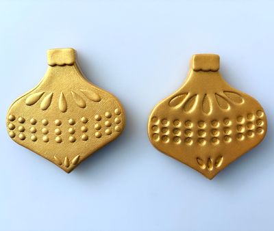 CBS Σετ 4τμχ κουπάτ BAUBLE-Design 2  -Κουπάτ Μπάλα Χριστουγέννων  8εκ