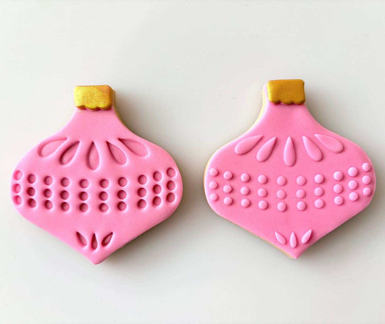 CBS Σετ 4τμχ κουπάτ BAUBLE-Design 2  -Κουπάτ 8εκ