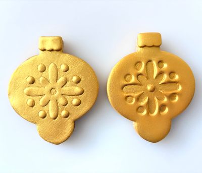 CBS Σετ 4τμχ κουπάτ BAUBLE-Design 1 -Κουπάτ Μπάλα Χριστουγέννων 8εκ