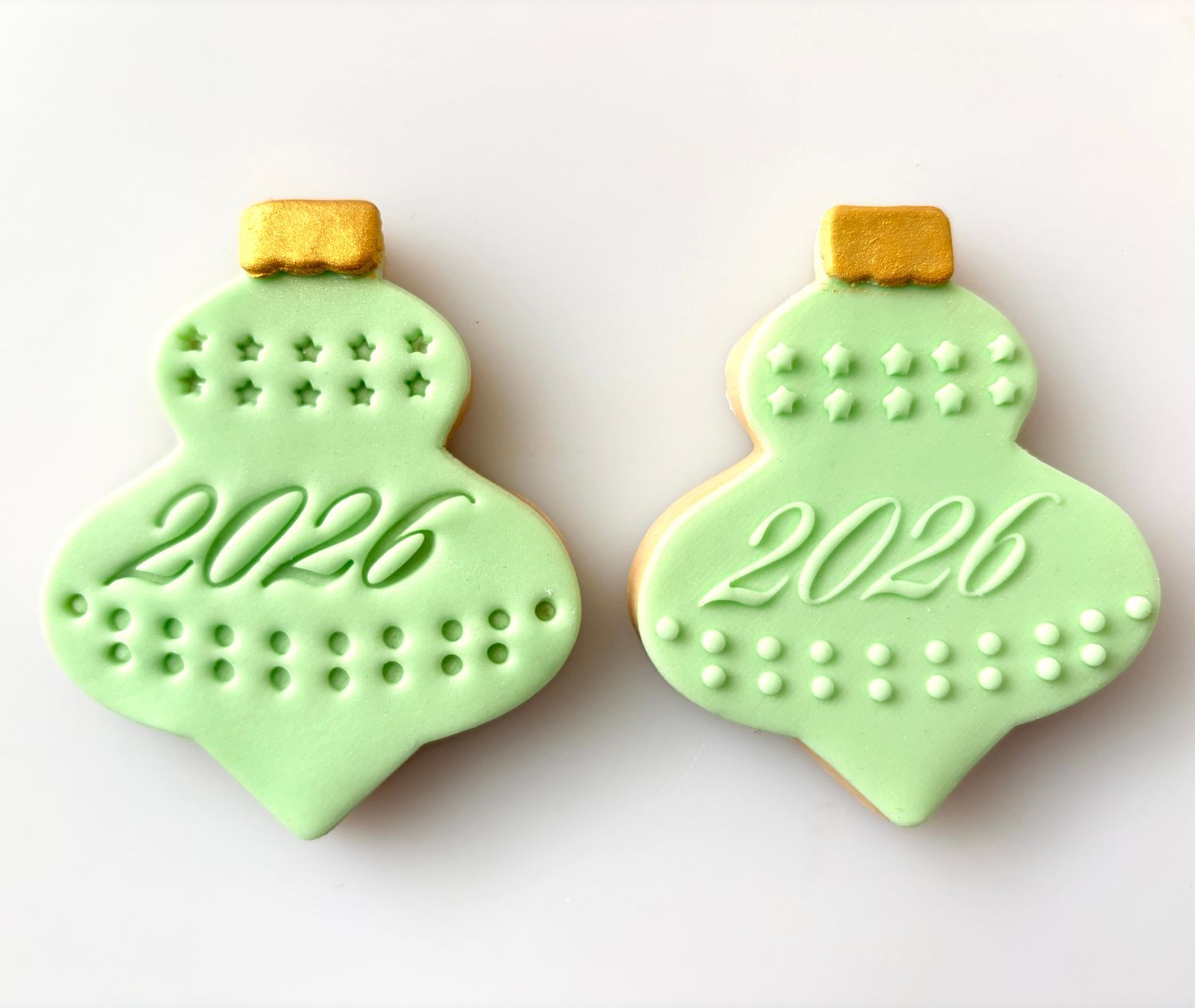 CBS Σετ 4τμχ κουπάτ BAUBLE-Design 3  -Κουπάτ 8εκ