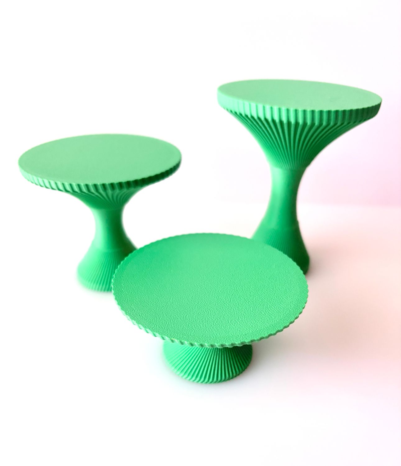 CBS Mini Cupcake Stands  - Σετ 3 Μικρές Βάσεις Για Cupcakes -MATT AVOCADO ∞∞∞