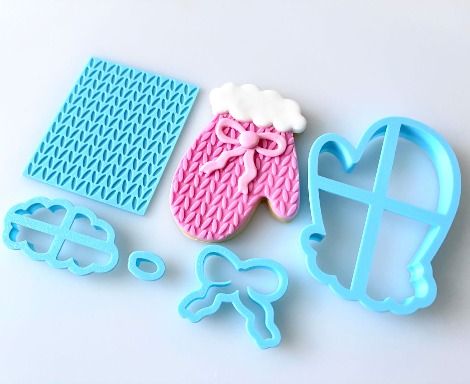 CBS Σετ 5 τμχ κουπάτ KNITTED GLOVE 9εκ, 10εκ ή 11εκ- Σετ Κουπάτ Πλεκτό Γάντι