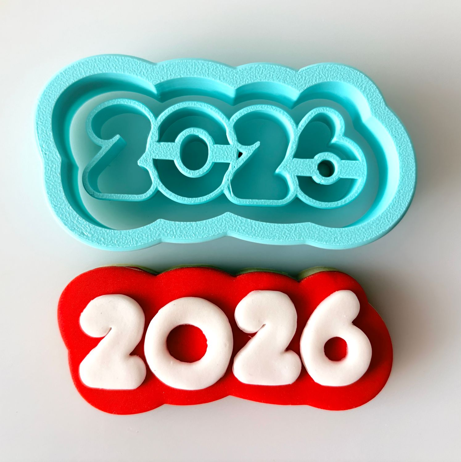 CBS Stamp/Cutter &#39;2026&#39; STAMP Κουπάτ/Σφραγίδα 2026 8εκ, 9εκ, 10εκ, 11εκ