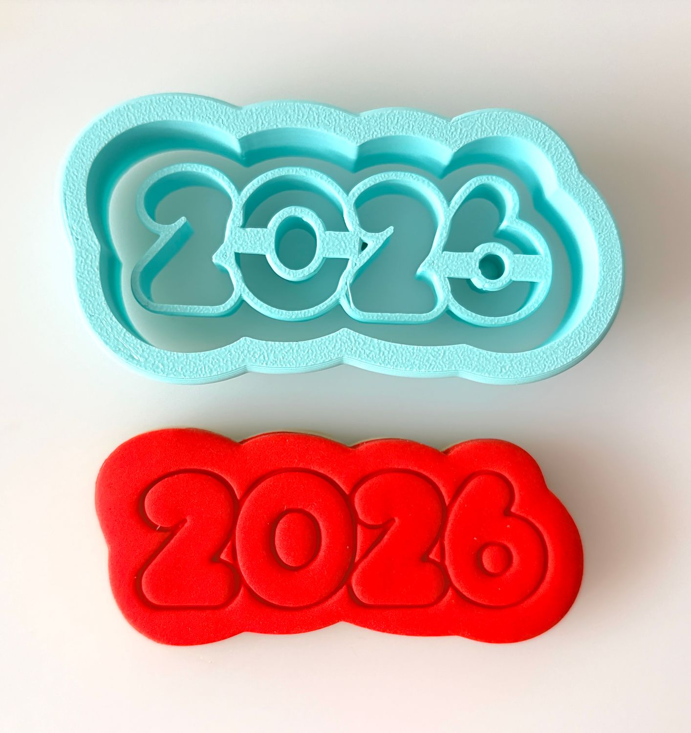 CBS Stamp/Cutter &#39;2026&#39; STAMP Κουπάτ/Σφραγίδα 2026 8εκ, 9εκ, 10εκ, 11εκ