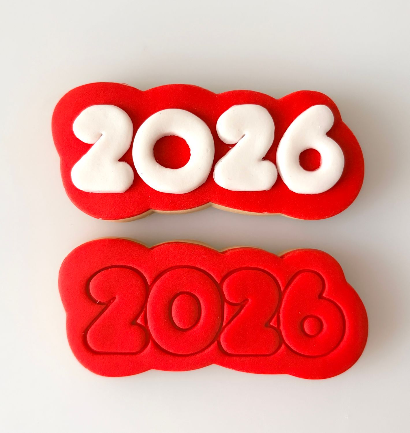 CBS Stamp/Cutter &#39;2026&#39; STAMP Κουπάτ/Σφραγίδα 2026 8εκ, 9εκ, 10εκ, 11εκ