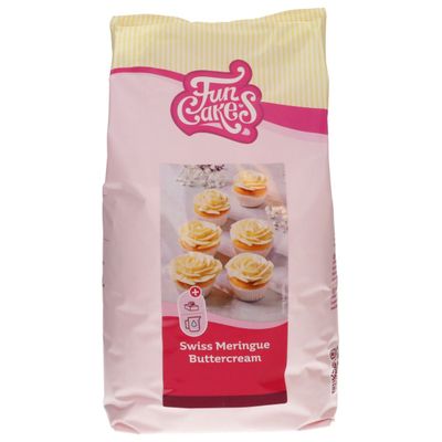 FunCakes Mix for SWISS MERINGUE BUTTERCREAM -Μείγμα για Ελβετική Βουτυρόκρεμα4 Κιλά