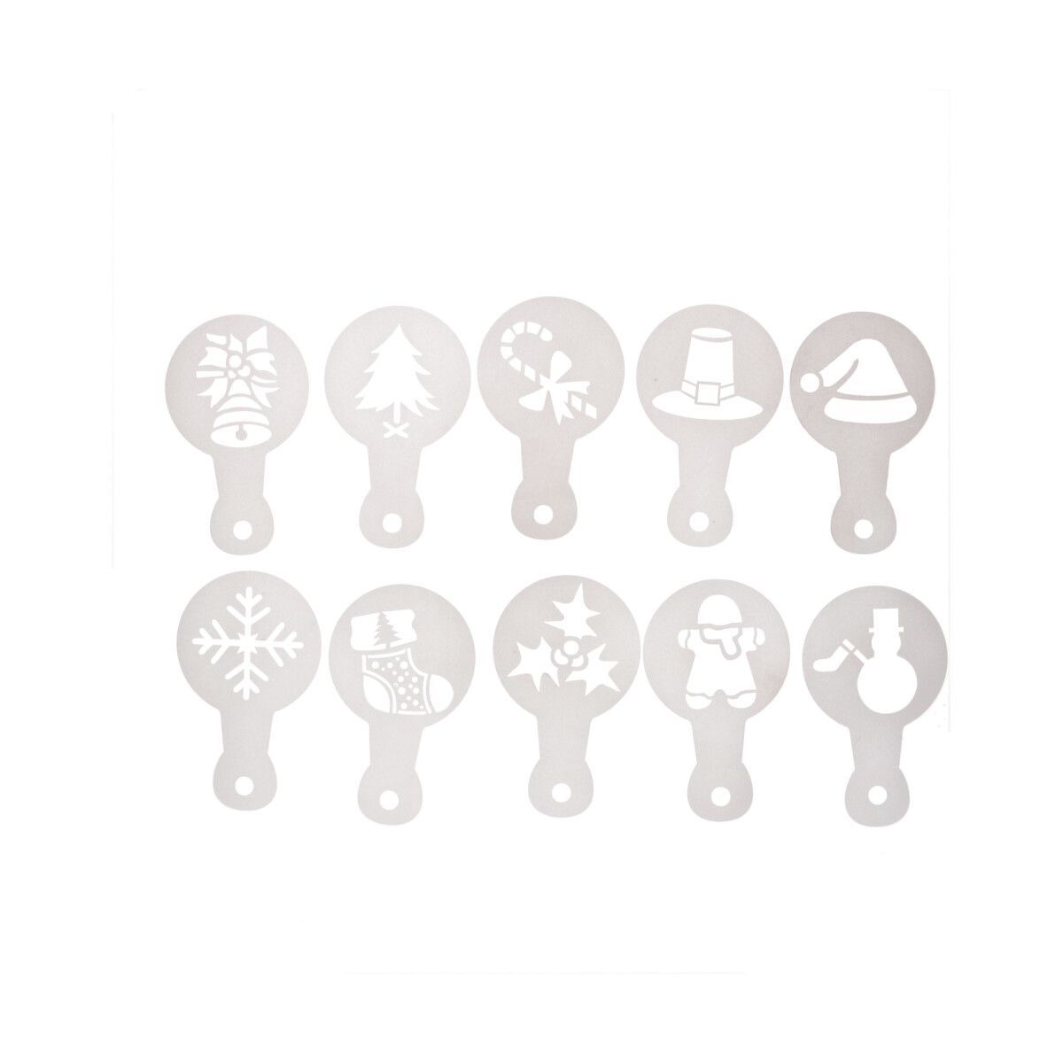 Wilton 20 Christmas Stencils.- 20τμχ Στένσιλ