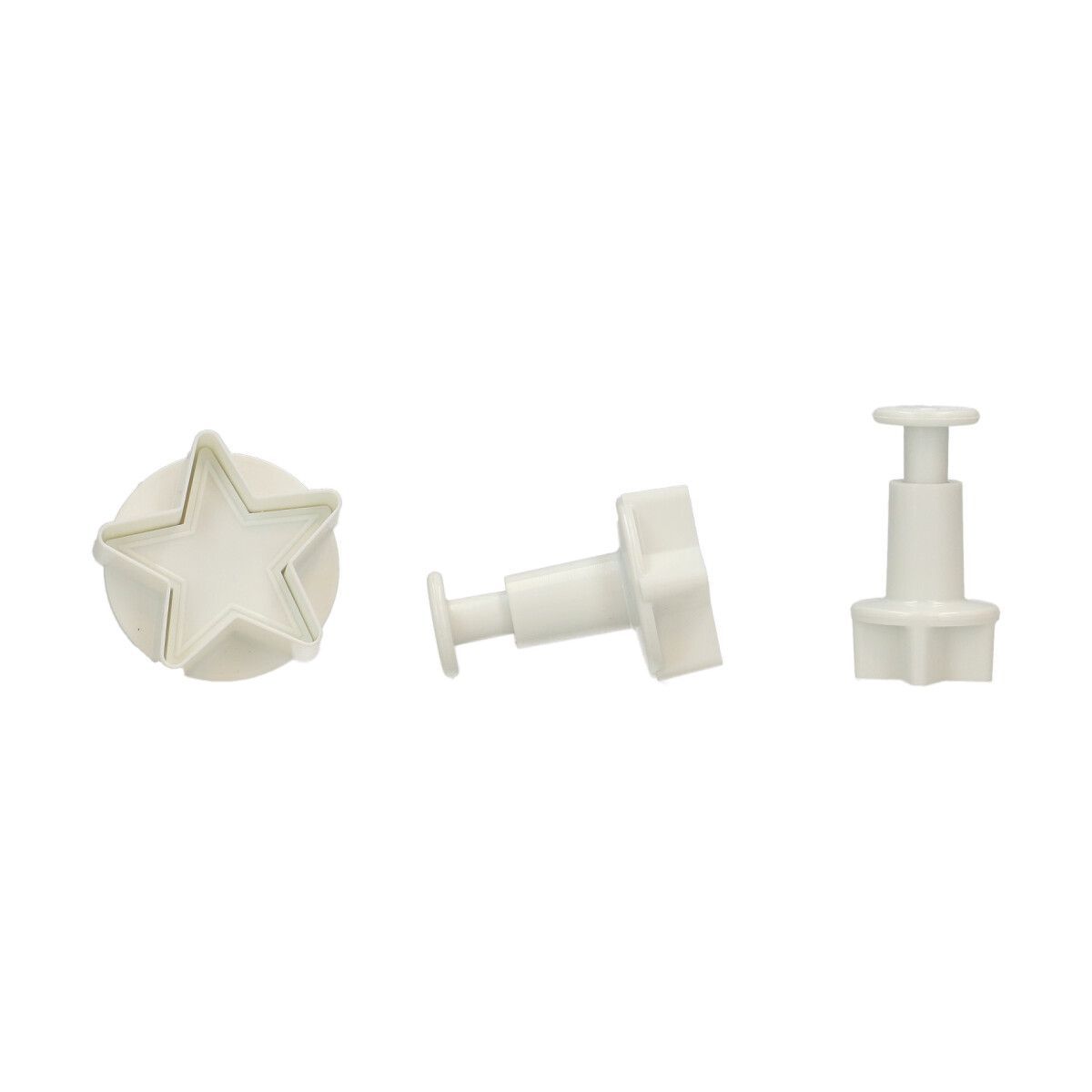 Wilton Plunger Cutters -STARS -Σετ 3τεμ κουπ πατ