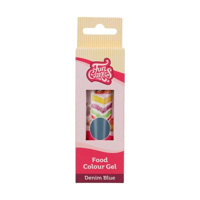 FunCakes FunColours GEL -DENIM BLUE -Χρώμα Τζελ -30γρ