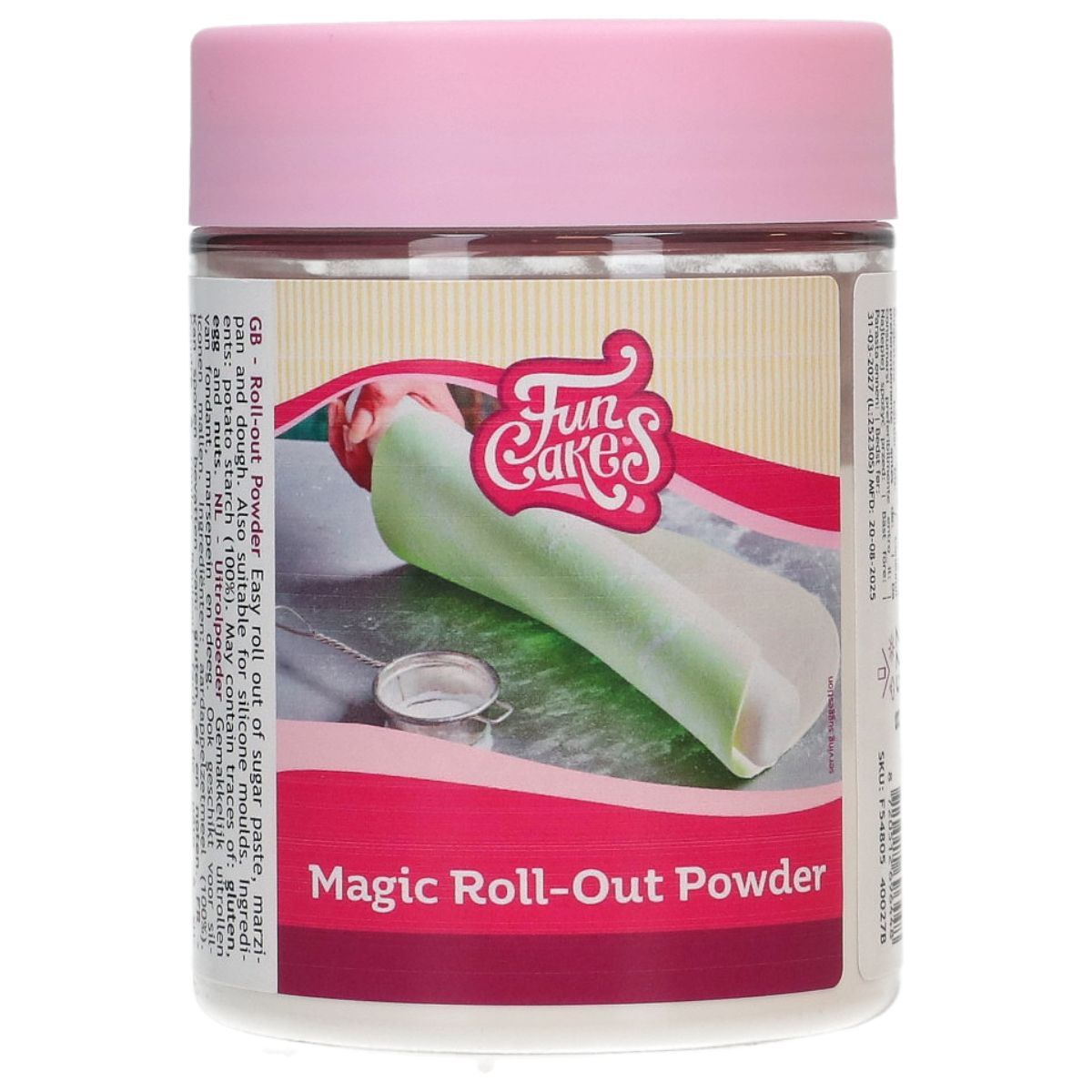 FunCakes Magic Roll-Out Powder 225γρ - Σκόνη για άνοιγμα της Ζαχαρόπαστας