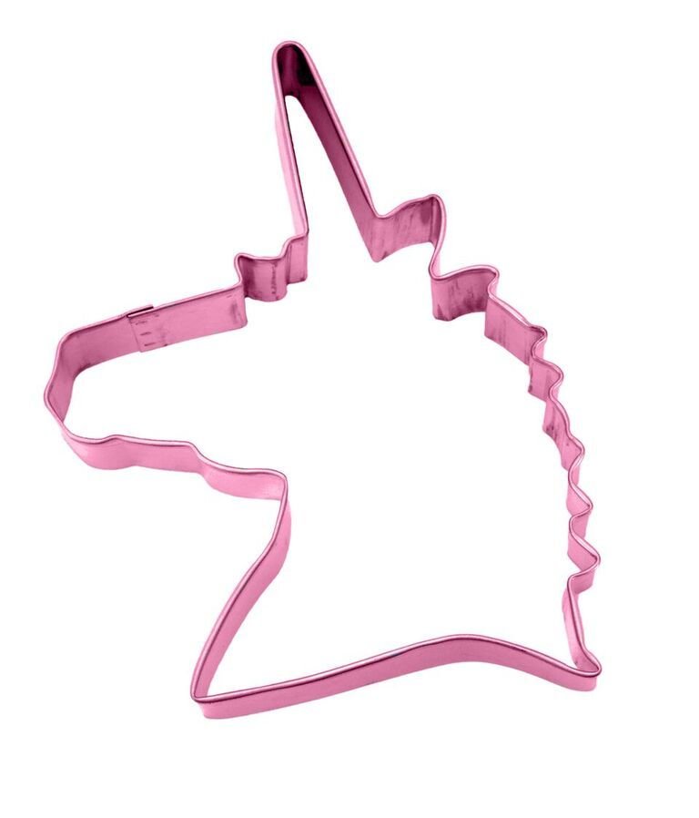 By AH -Cookie Cutter -UNICORN HEAD -Κουπ πατ Κεφάλι Μονόκερου -Ροζ 12εκ