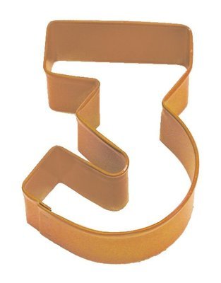 By AH -Cookie Cutter -NUMBER '3' -Κουπ πατ νούμερο '3' 8εκ By AH -Cookie Cutter -NUMBER '3' -Κουπ πατ νούμερο '3' 8εκ