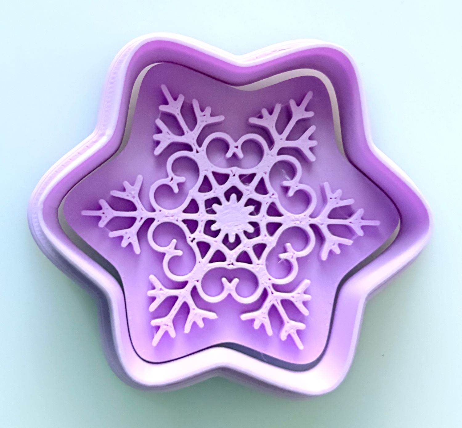 CBS Stamp &amp; Cutter 'ΧΙΟΝΟΝΙΦΑΔΑ΄ ΣΧΕΔΙΟ 3 Κουπάτ &amp; Σφραγίδα 6εκ, 7εκ, 8εκ, 9εκ