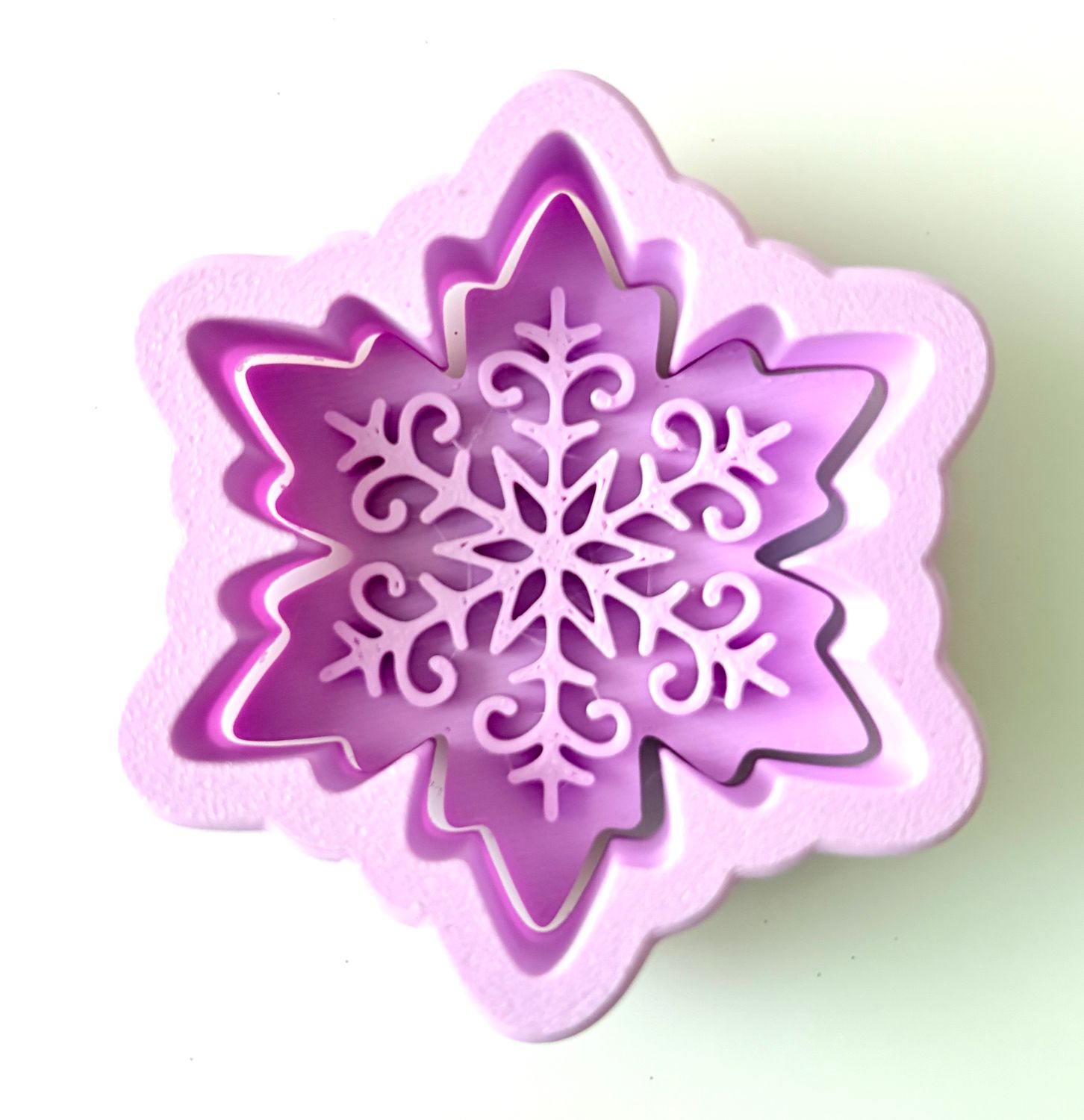 CBS Stamp &amp; Cutter 'ΧΙΟΝΟΝΙΦΑΔΑ΄ ΣΧΕΔΙΟ 1 Κουπάτ &amp; Σφραγίδα 6εκ, 7εκ, 8εκ, 9εκ