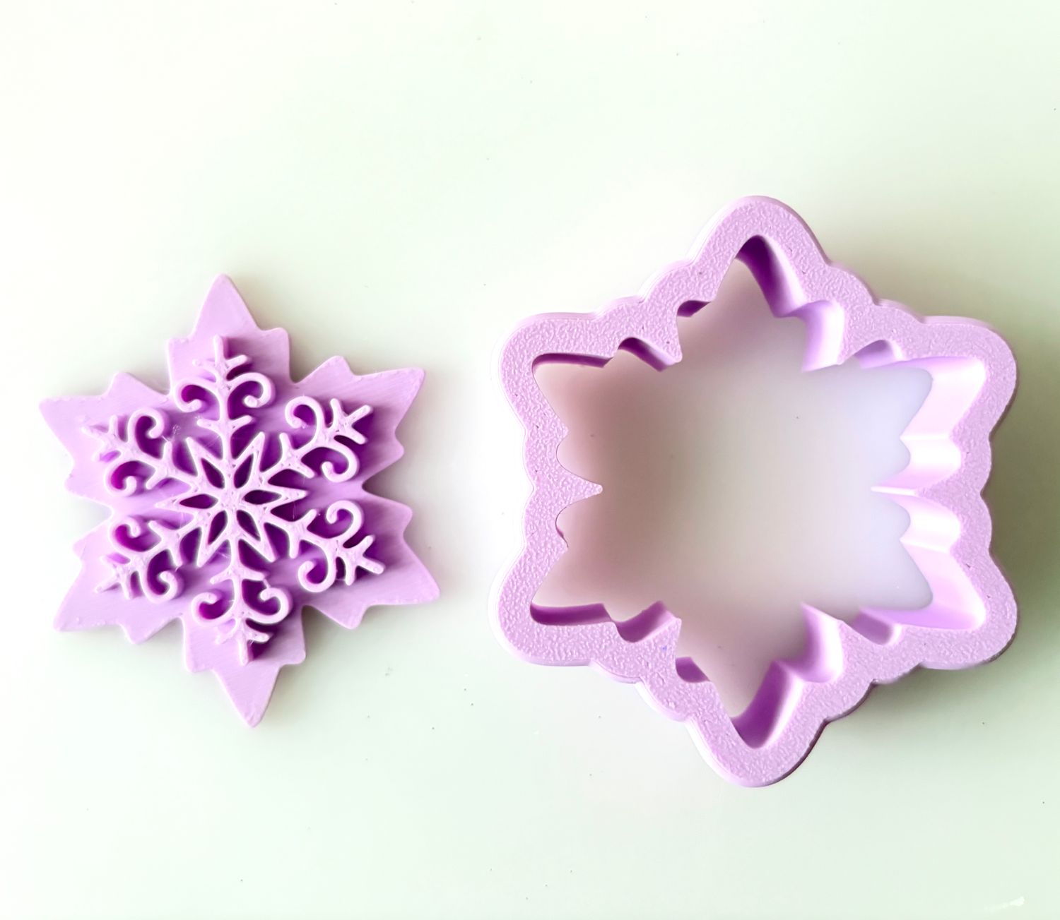 CBS Stamp &amp; Cutter 'ΧΙΟΝΟΝΙΦΑΔΑ΄ ΣΧΕΔΙΟ 1 Κουπάτ &amp; Σφραγίδα 6εκ, 7εκ, 8εκ, 9εκ