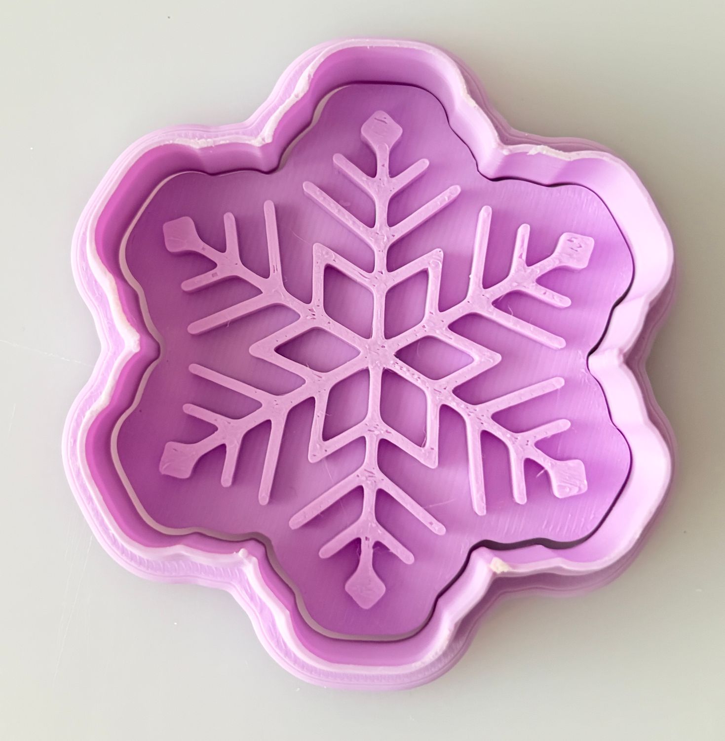 CBS Stamp &amp; Cutter 'ΧΙΟΝΟΝΙΦΑΔΑ΄ ΣΧΕΔΙΟ 4 Κουπάτ &amp; Σφραγίδα 6εκ, 7εκ, 8εκ, 9εκ