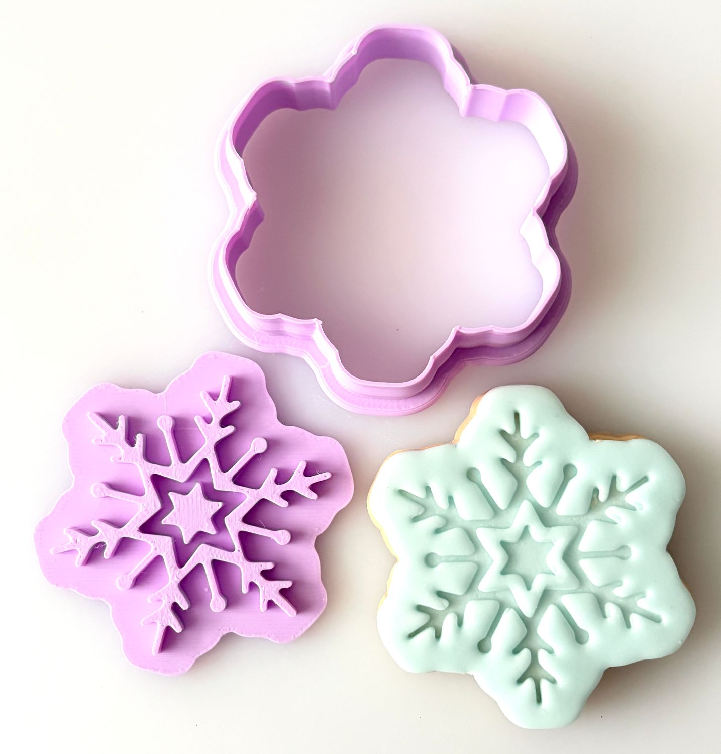 CBS Stamp &amp; Cutter 'ΧΙΟΝΟΝΙΦΑΔΑ΄ ΣΧΕΔΙΟ 5 Κουπάτ &amp; Σφραγίδα 6εκ, 7εκ, 8εκ, 9εκ