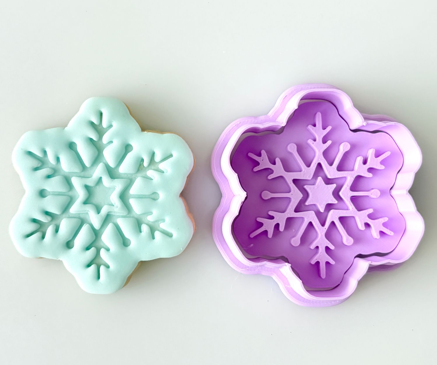 CBS Stamp &amp; Cutter 'ΧΙΟΝΟΝΙΦΑΔΑ΄ ΣΧΕΔΙΟ 5 Κουπάτ &amp; Σφραγίδα 6εκ, 7εκ, 8εκ, 9εκ