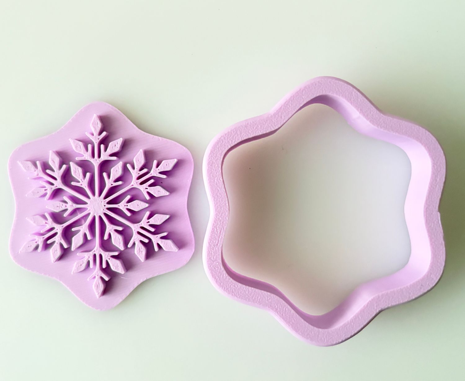 CBS Stamp &amp; Cutter 'ΧΙΟΝΟΝΙΦΑΔΑ΄ ΣΧΕΔΙΟ 6 Κουπάτ &amp; Σφραγίδα 6εκ, 7εκ, 8εκ, 9εκ