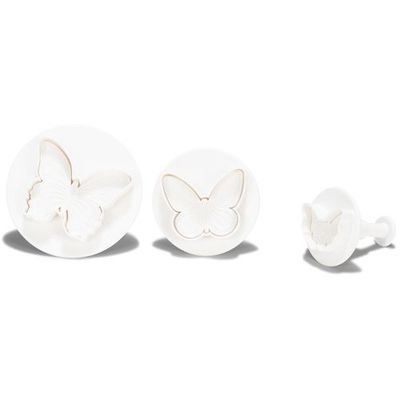 Patisse Plunger Cutters -BUTTERFLIES - Σετ 3τεμ Kουπ πατ Πεταλούδες με Eκβολέα