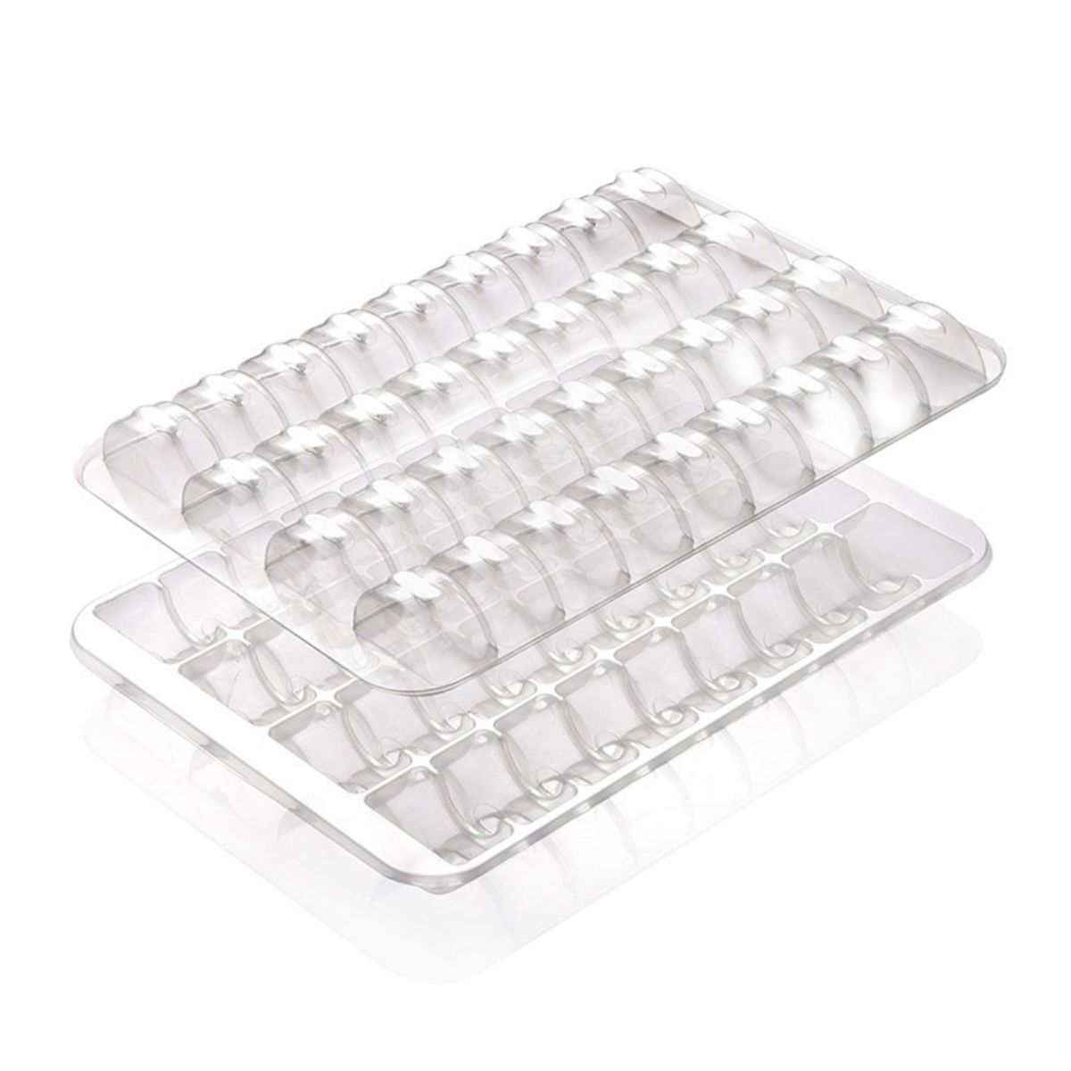 Box for 36 MACARON. Διάφανο κουτί για Μακαρόν