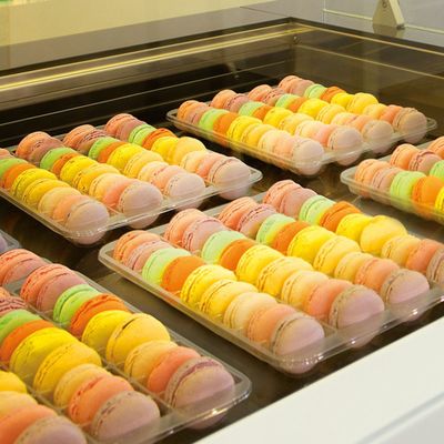 Box for 36 MACARON. Διάφανο κουτί για Μακαρόν