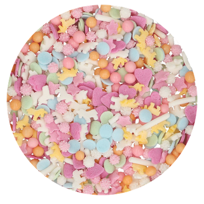 FunCakes Sprinkle Mix 180γρ -PASTEL UNICORN MEDLEY -Μείγμα Ζαχαρωτών - Μονόκερος σε Παστέλ Αποχρώσεις