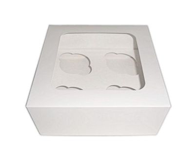 Box for 4 Cupcakes Κουτί για 4 Καπκέικς ∞∞∞