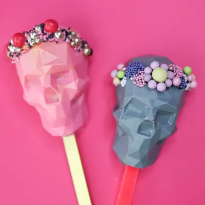 Sweet Stamp Treat Mould -SKULL -Πλαστικό Καλούπι Κατασκευής Popsicle