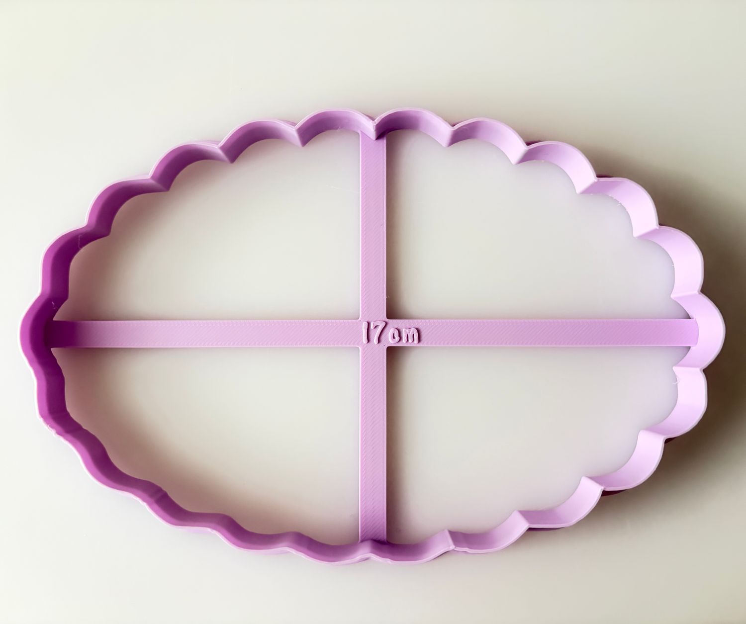 CBS Κουπάτ -FLUTED PLAQUE -EXTRA LARGE-Κυματιστό Οβάλ Κουπάτ