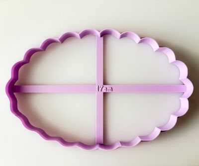 CBS Κουπάτ -FLUTED PLAQUE -EXTRA LARGE-Κυματιστό Οβάλ Κουπάτ