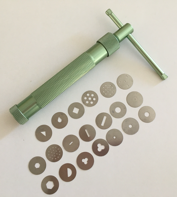 ### Sugarcraft Gun -Πιστόλι Ζαχαροτεχνικής με 20 ανταλλακτικά σχέδια