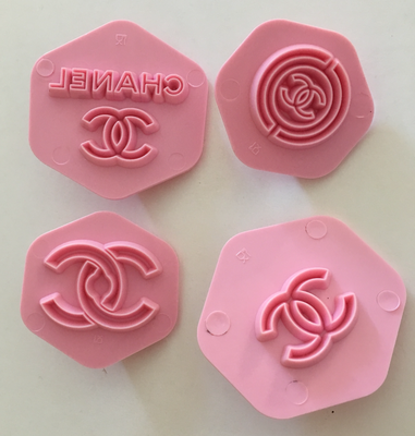 ### Fashion Cutter &amp; Embosser -CHANEL Σετ 4τεμ Ανάγλυφα Κουπ πατ Σανέλ