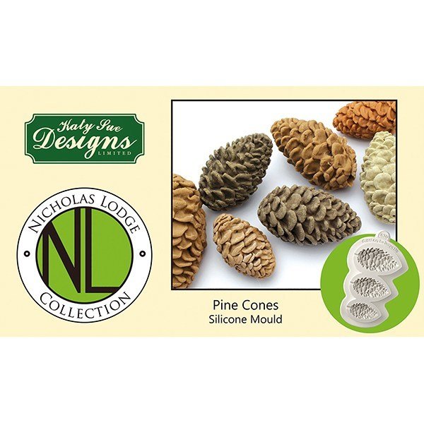 Katy Sue Silicone Mould -PINE CONES -Καλούπι Σιλικόνης Κουκουνάρια