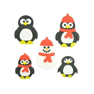 SALE!!! FMM Cutters -Mummy &amp; Baby PENGUINS/SNOWMEN - Σετ 2τεμ Κουπ πατ Πιγκουίνος/Χιονάνθρωπος Μαμά &amp; Μωράκι