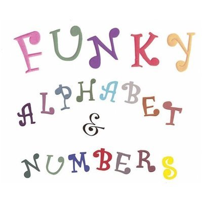 FMM Alphabet Tappit -FUNKY UPPERCASE &amp; Numbers - Κουπ πατ Λατινικό Αλφάβητο - Κεφαλαία Γράμματα &amp; Αριθμοί
