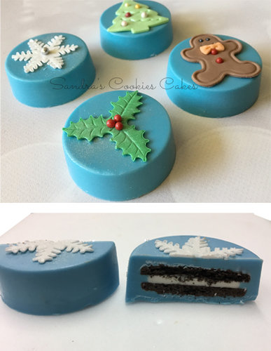Oreo Cookie Chocolate Mould - Καλούπι για Κατασκευή 5 Μπισκότων Όρεο
