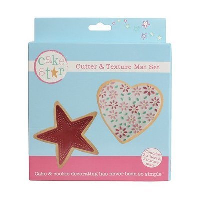 SALE!!! Cake Star Cutter & Texture Mat Set -HEART & STAR -Κουπ πατ Καρδιά & Αστέρι -Σετ 3 Τεμαχίων SALE!!! Cake Star Cutter & Texture Mat Set -HEART & STAR -Κουπ πατ Καρδιά & Αστέρι -Σετ 3 Τεμαχίων