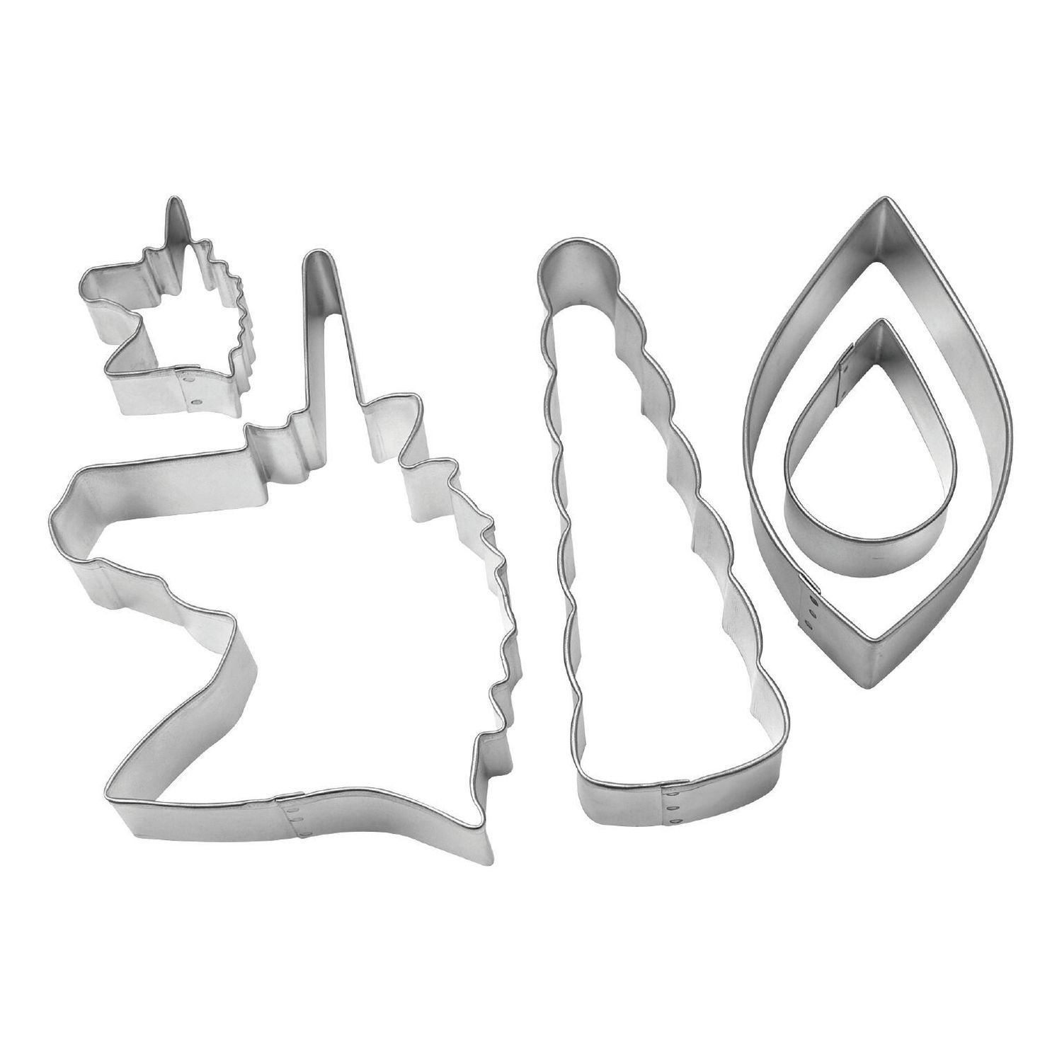 SALE!!! By AH -Set of 5 Cookie Cutters -UNICORN CAKE DECORATING KIT - Σετ 5 κουπ πατ με θέμα  Μονόκερο