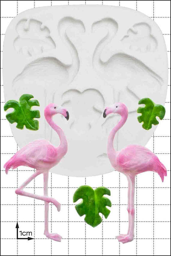 FPC Silicone Mould -FLAMINGOS -Καλούπι Σιλικόνης Φλαμίνγκο