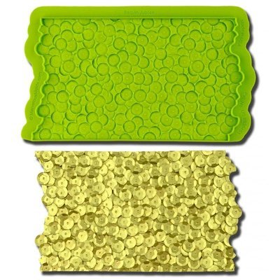 SALE!!! Marvelous Molds SIMPRESS Embossing Mat -SEQUIN JUBILEE - Πατάκι Σιλικόνης Πούλιες/Παγιέτες SALE!!! Marvelous Molds SIMPRESS Embossing Mat -SEQUIN JUBILEE - Πατάκι Σιλικόνης Πούλιες/Παγιέτες