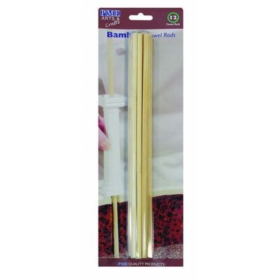 PME Dowels -Wooden Bamboo - Σετ 12τεμ Ξύλινες Κολώνες Στήριξης από Μπαμπού 31εκ