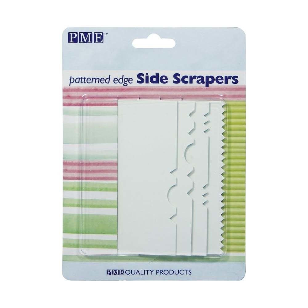 PME Scrapers -Set of 4 -PATTERNED - Σετ 4τεμ Σπάτουλα Ξύστρα Διαφόρων Σχεδίων